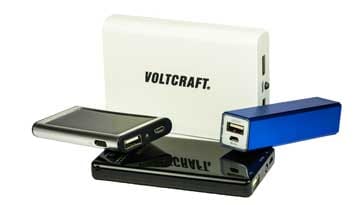 Selection of various types of power bank with varying levels of battery capacity