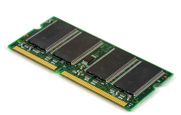 Tarjeta de circuito impreso que contiene chips de memoria DRAM