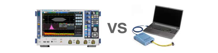 USB oscilloscope vs bench top scope