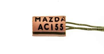 AC155 germanium AF transistor as manufactured by Mazda