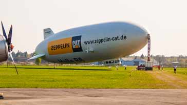 A modern Zeppelin airship